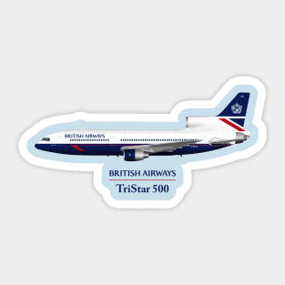 BA tristar Sticker